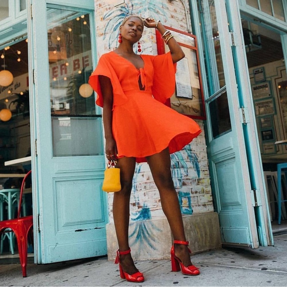 YUMI KIM Over The Edge Dress in Red
